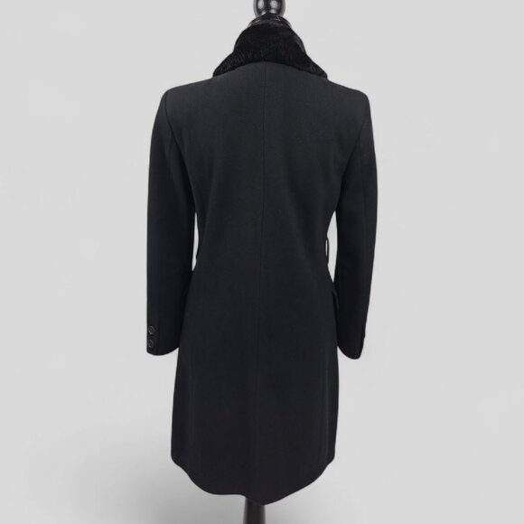 United Colors Of Benetton Wool Blend Long Coat Size XS - Picture 5 of 12